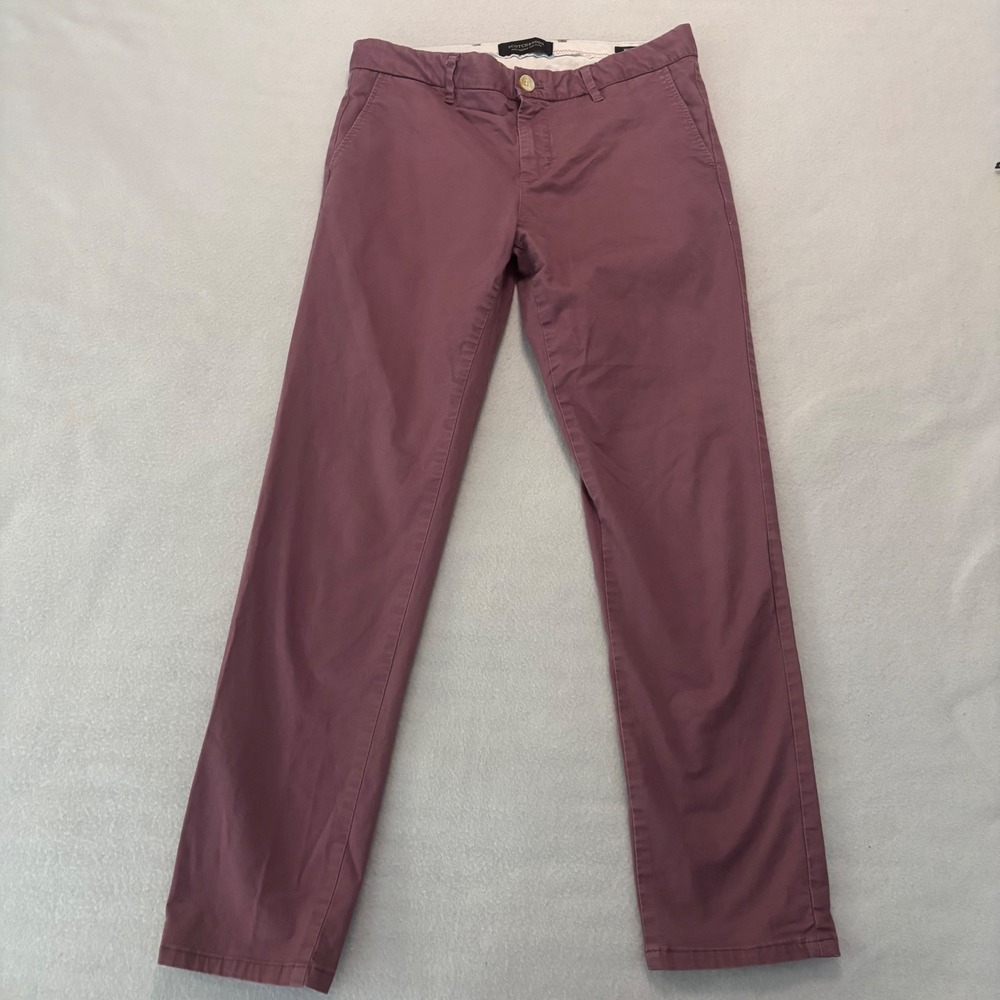 Scotch & Soda Mott Slim Fit Chino Pants Mauve Purple W28 L32 160699-21-SSMM-C80